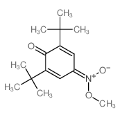 2,5-Cyclohexadien-1-one,2,6-bis(1,1-dimethylethyl)-4-(methyl-aci-nitro)-结构式