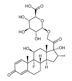 Dexamethasone b-D-Glucuronide Structure