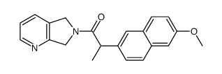 2-(6-methoxynaphthalen-2-yl)-1-(5H-pyrrolo[3,4-b]pyridin-6(7H)-yl)propan-1-one Structure