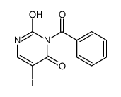 3-benzoyl-5-iodo-1H-pyrimidine-2,4-dione结构式