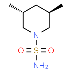 1-Piperidinesulfonamide,3,5-dimethyl-,trans-(8CI) Structure