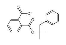 2-(2-methyl-1-phenylpropan-2-yl)oxycarbonylbenzoate结构式