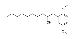 1,4-Dimethoxy-2-(2-hydroxydecyl)benzene结构式