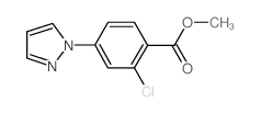 2-氯-4-(4-吗啉)苯甲酸甲酯结构式