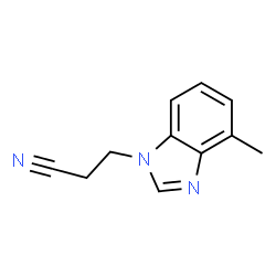 1H-Benzimidazole-1-propanenitrile,4-methyl-(9CI) picture