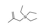 triethyl(2-methylallyl)silane结构式