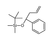 tert-butyl-dimethyl-[(1S)-1-phenylbut-3-enoxy]silane Structure