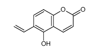 5-hydroxy-6-vinyl-2H-chromen-2-one Structure