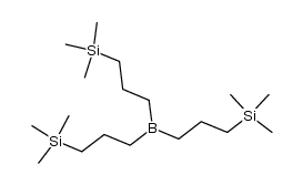 2,2,10,10-tetramethyl-6-(3-trimethylsilanyl-propyl)-2,10-disila-6-bora-undecane结构式