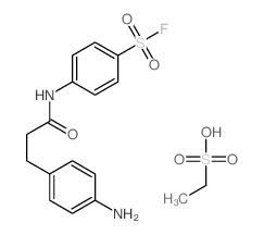 4-[3-(4-Aminophenyl)propanoylamino]benzenesulfonyl fluoride; ethanesulfonic acid picture