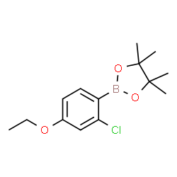 2-Chloro-4-ethoxyphenylboronic acid pinacol ester Structure