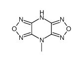 (9ci)-4-甲基-1H,4h-双[1,2,5]噁二唑并[3,4-b:3,4-e]吡嗪结构式