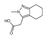 2-(2-methyl-4,5,6,7-tetrahydroindazol-3-yl)acetic acid Structure