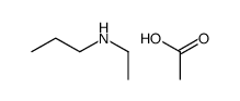 acetic acid,N-ethylpropan-1-amine结构式