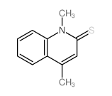 2(1H)-Quinolinethione,1,4-dimethyl- structure