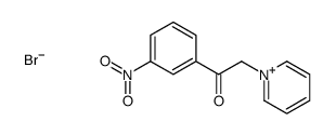 1-(3-nitrophenyl)-2-pyridin-1-ium-1-ylethanone,bromide Structure