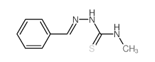 Hydrazinecarbothioamide,N-methyl-2-(phenylmethylene)- structure