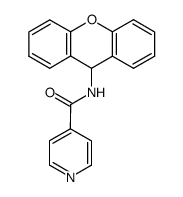 N-Xanthyl-isonicotinamid Structure