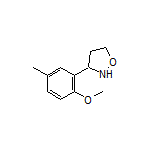 3-(2-Methoxy-5-methylphenyl)isoxazolidine Structure