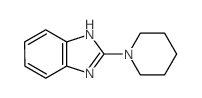 1H-Benzimidazole,2-(1-piperidinyl)-结构式