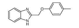 2-[(4-Methylphenoxy)methyl]-1H-benzimidazole structure