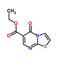 5-氧代-5H-噻唑并[3,2-a]嘧啶-6-羧酸乙酯结构式