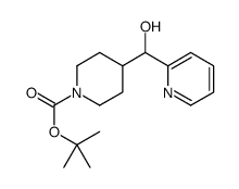 tert-butyl 4-[hydroxy(pyridin-2-yl)methyl]piperidine-1-carboxylate结构式