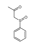 1-(benzenesulfinyl)propan-2-one Structure