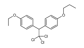 1-ethoxy-4-[2,2,2-trichloro-1-(4-propoxyphenyl)ethyl]benzene Structure