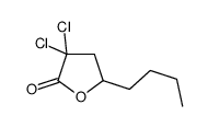 5-butyl-3,3-dichlorodihydrofuran-2(3H)-one结构式