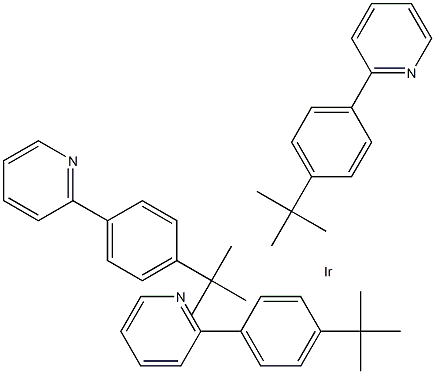 三[5-(1,1-二甲基乙基)-2-(2-吡啶基-κN)苯基-κC]铱图片