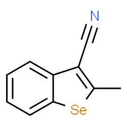 2-Methylbenzo[b]selenophene-3-carbonitrile结构式