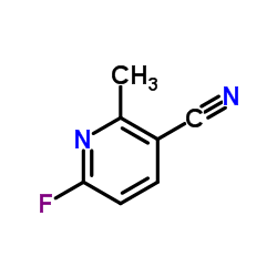 5-Cyano-2-fluoro-6-methylpyridine Structure