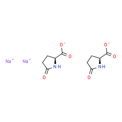 sodium bis(5-oxo-L-prolinate)结构式