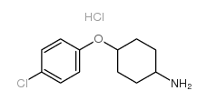 4 -(4-氯苯氧)环已胺盐酸盐结构式