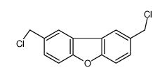 2,8-bis(chloromethyl)dibenzofuran结构式