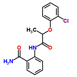 2-{[2-(2-Chlorophenoxy)propanoyl]amino}benzamide Structure