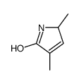 2,4-dimethyl-1,2-dihydropyrrol-5-one Structure