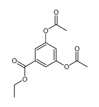 ethyl 3,5-diacetyloxybenzoate结构式