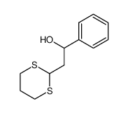 2-(2-hydroxy-2-phenylethyl)-1,3-dithiane结构式