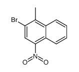 2-bromo-1-methyl-4-nitro-naphthalene Structure