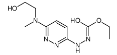 ethyl N-[[6-[2-hydroxyethyl(methyl)amino]pyridazin-3-yl]amino]carbamate Structure