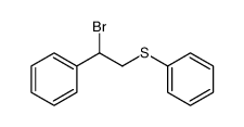 (2-bromo-2-phenylethyl)sulfanylbenzene结构式