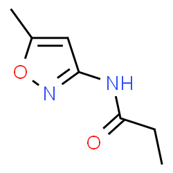 Propanamide, N-(5-methyl-3-isoxazolyl)- (9CI) structure