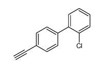 1-chloro-2-(4-ethynylphenyl)benzene Structure