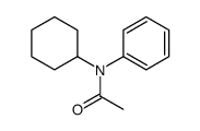 N-cyclohexyl-N-phenylacetamide Structure