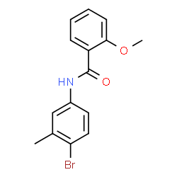 N-(4-Bromo-3-methylphenyl)-2-methoxybenzamide Structure