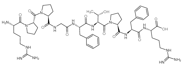 (Thr6)-Bradykinin structure