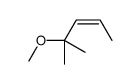 4-methoxy-4-methylpent-2-ene Structure