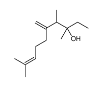 3,4,9-trimethyl-5-methylidenedec-8-en-3-ol Structure